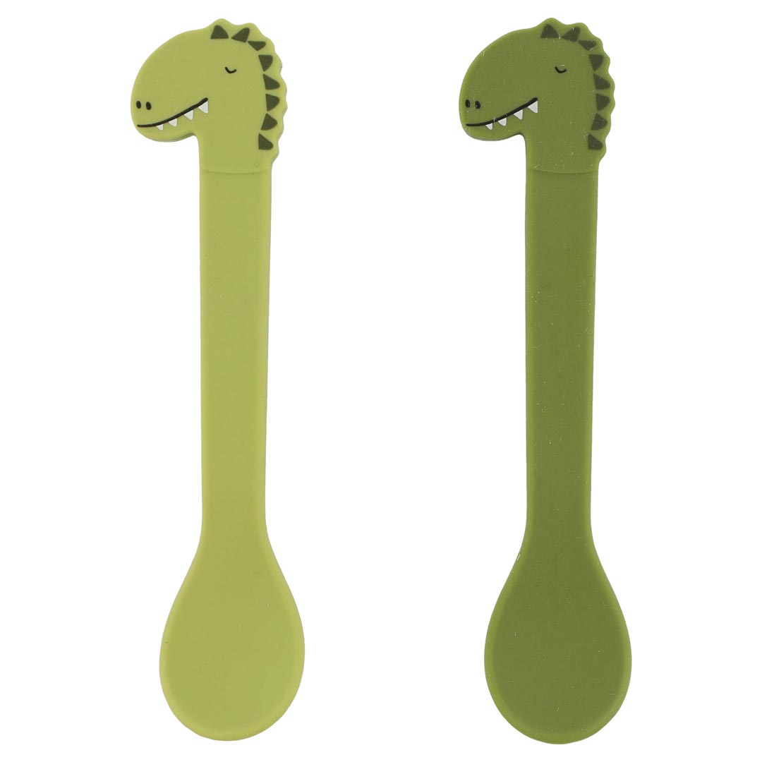 Silikon Löffel 2-pack - Mr. Dino